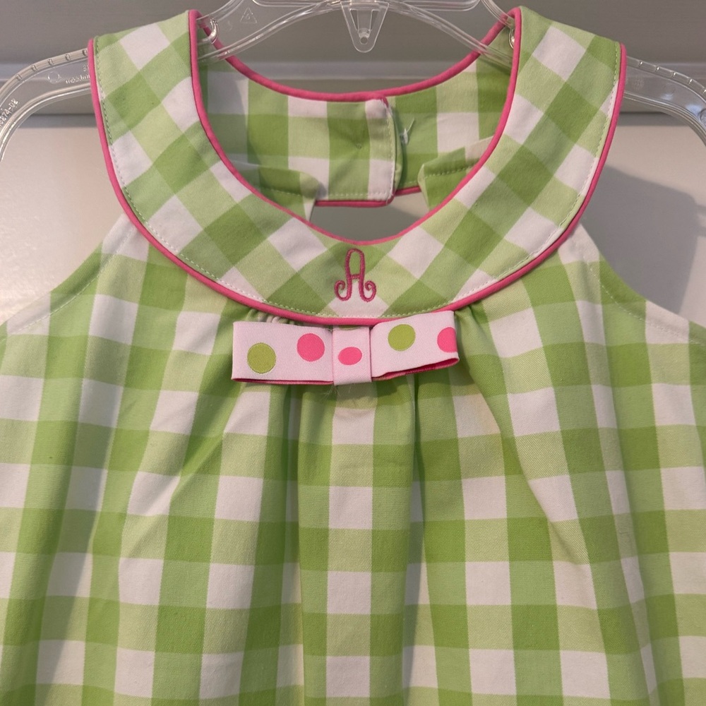 Check Dress Size 4 Monogram A Patsy Aiken - Picture 2 of 5